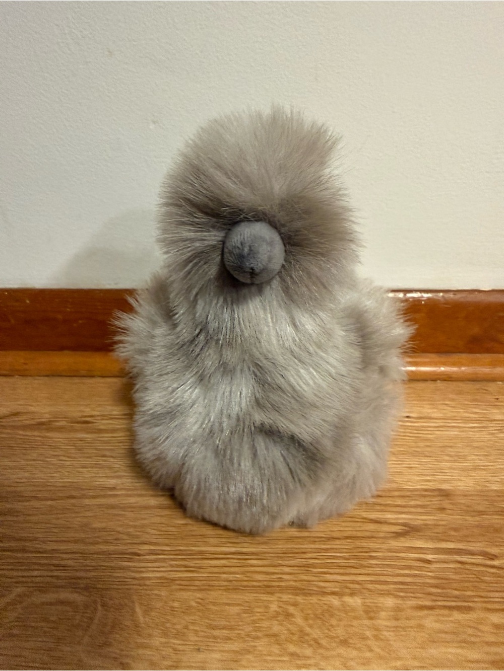 Douglas Cara Gray Silkie Chick Plush Stuffed Animal, 7" Easter Chick